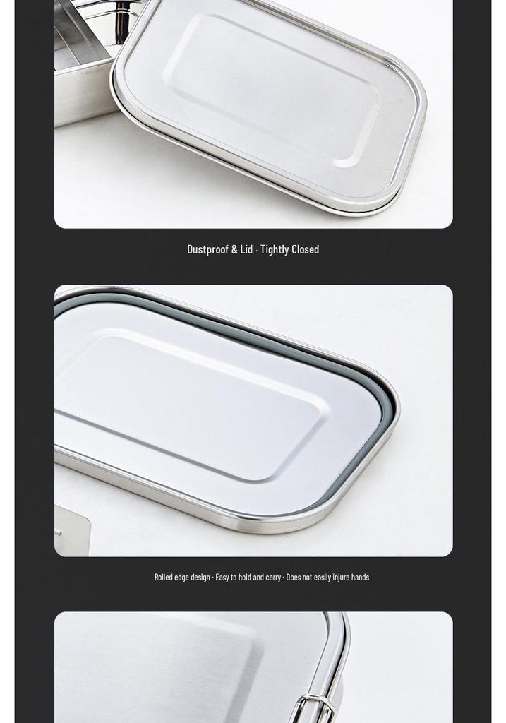 304 Stainless Steel Leak-Proof Bento Lunch Box