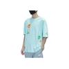 Adidas Cartoon Print Casual Short Sleeve T-Shirt Unisex Tops Light-Aqua-Blue JE0951