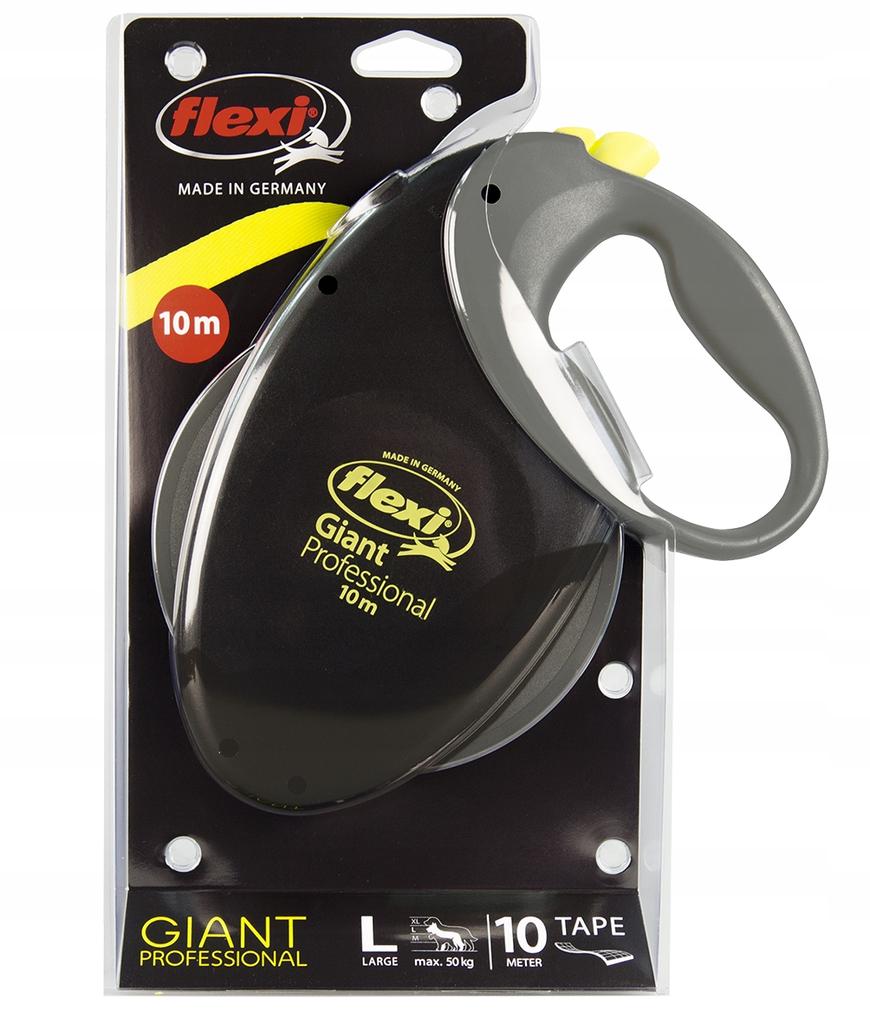 FLEXI SPECIAL GIANT L guinzaglio automatico per cani, nastro al neon, 10m, fino a 50kg