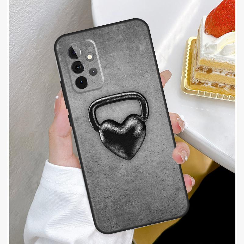 Bodybuilding Gym Fitness Case For Samsung Galaxy A15 A25 A35 A55 A51 A71 A12 A32 A52 A13 A33 A53 A14 A34 A54 Cover