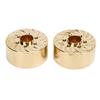 2Pcs Brass Wheel Weights 1.9 2.2in RC Crawler Car Hex Hub Adapter Model Upgrade Parts 18.5mm