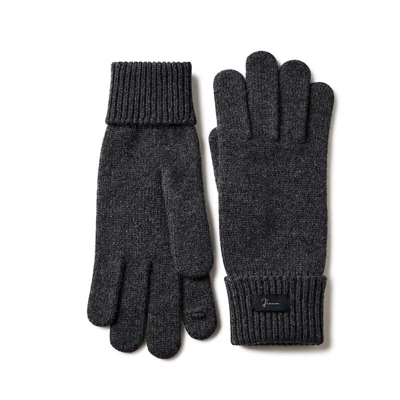 JIUMU Men's Pure Wool Warm Gloves