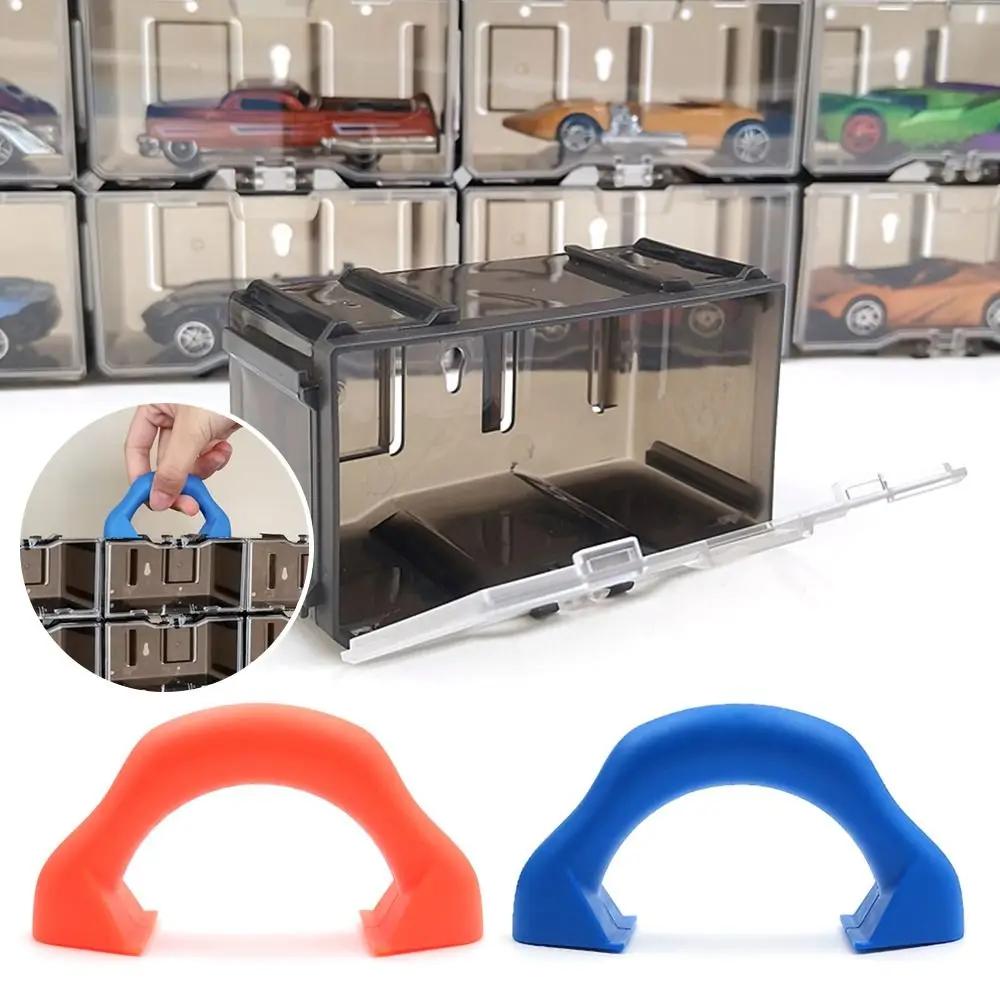 Durable ABS Display Box 1/64 Diecast Model Car Without Car Storage Box With Handle Toy Display Model