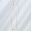 [Aslit] 925 Silver 3mm Silver Ball Beads Chain Necklace_Unplated