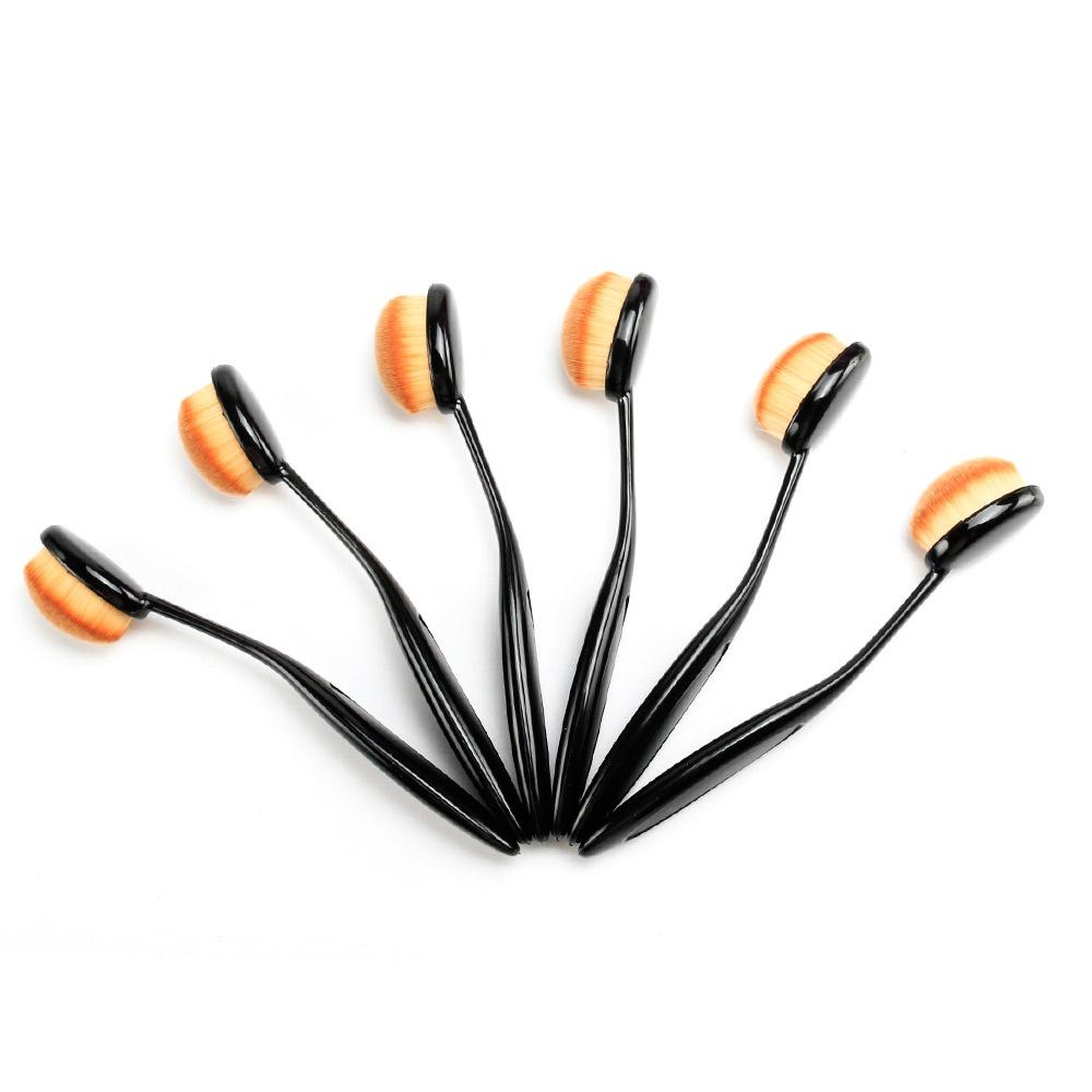 Zahnbürste mit weichen Borsten, BB-Creme, Foundation-Pinsel, Concealer-Pinsel, tragbarer, loser Pinsel, Lidschatten, Rouge, Make-up-Pinsel, Beauty-Tools, Nailart-Reinigung