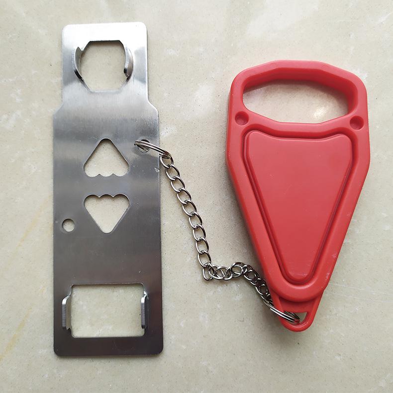 Dual-Use Portable Door Lock for Travel and Hotels