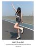 2026 Korean Style Gradient High-Waisted Loose Denim Shorts for Women