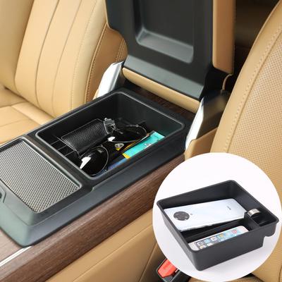 Sauicemy Bilförvaringslåda för Land Rover Range Rover Konsol Armstödslåda Telefon Mittkonsol Förvaringsinsats Organizer Småföremål ABS Kylskåp