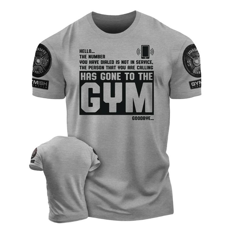 Round Neck 3D Minimally Printed Casual Fitness Sports Short Sleeved Men's T-shirts - Soft Medium Stretch Polyester Fabric Summer Relaxed Fit Clothing