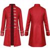 Men Steampunk Trench Coat / Shirt  Vintage Prince Overcoat Medieval Renaissance Jacket Victorian Edwardian Cosplay Costume