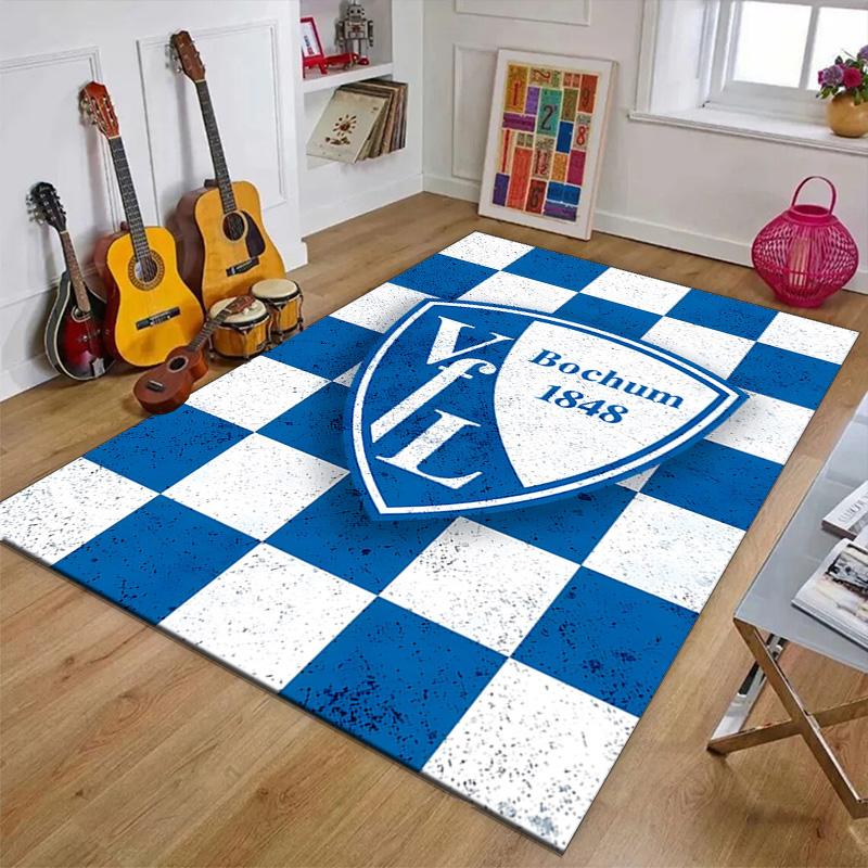 1pc Football Team Design Printed Area Rug Carpet for Bedroom Living Room Home Decor Rugs Mat Non Slip Mat Rug for Bedside
