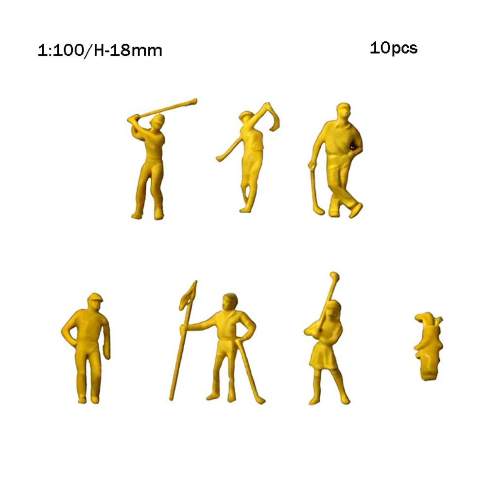 10Pcs 1:100/1:75/1:50 Scale Sand Table Model Mixed Color Mixed Pose Simulation Human Model Handmade Diy Dollhouse Character