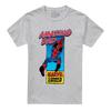 Marvel Comics Mens Amazing Dad Spider-Man Corner Box Heather Fathers Day T-Shirt