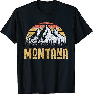 Montana Mountain State Vintage Graphic Tee