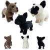 Cute Bull Terrier Plush Toy For Kids Soft And Cuddly Stuffed Animal Pet Doll Stock)