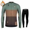 2025 Nový Gobikful - Pánský cyklistický oděvní set, Termovlna Dlouhý vlněný set a Dlouhé kalhoty pro venkovskou jízdu na horském kole