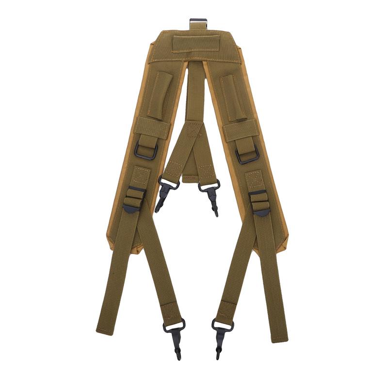 Mehrere Outdoor-Trainingsgeräte Patrouillen-Essentials Mehrzweck Praktischer Taillenverschluss Fitness Gewichtstragender Schultergurt