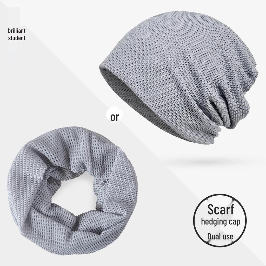 Unisex Brimless Mesh Pullover Hat for Spring/Summer - Cool, Soft & Breathable Japanese/Korean Style