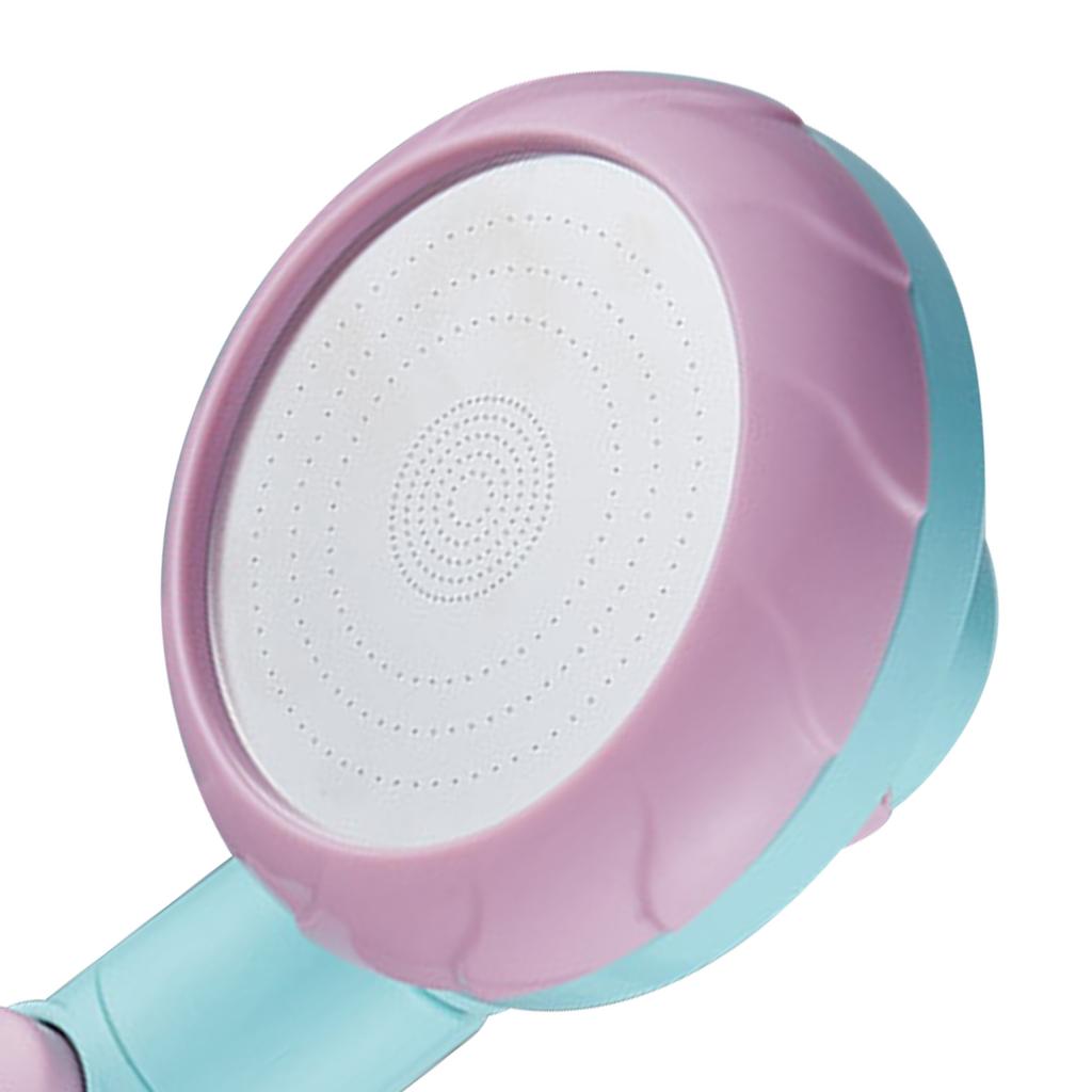 Handbrause aus Kunststoff Hochdruck-Duschkopf Wassersparender Duschkopf für Badezimmer Macaron