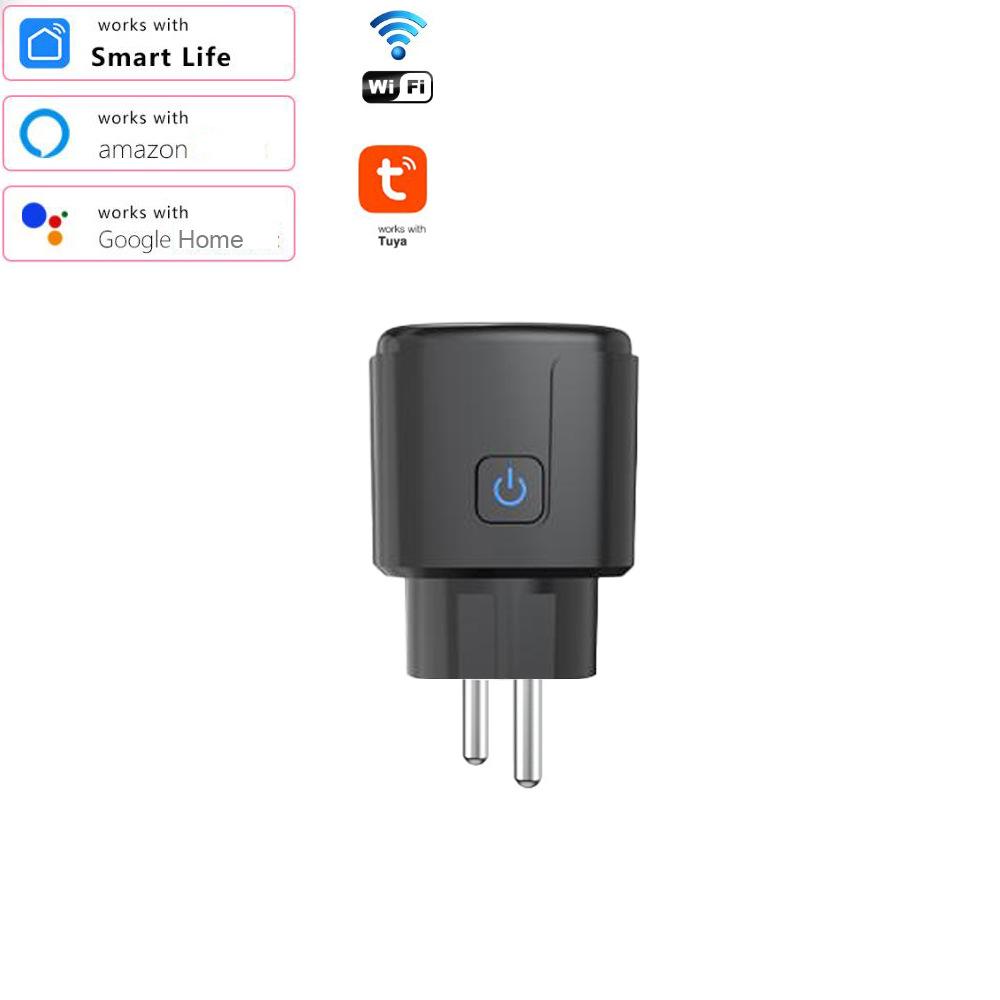 

Tuya WiFi Smart Plug 16A/20A з вимірюванням потужності та дистанційним керуванням, європейський стандарт
