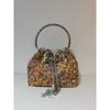 2026 Womens Crystal-Embellished Crossbody Bag Fringe Detail Small Square Shoulder No Top Handle