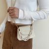 2026 4 Colors Wholesale Korean Mini Jelly Bags, New Acrylic Chain Crossbody Bags, Versatile and Popular Hand-held Women's Bags