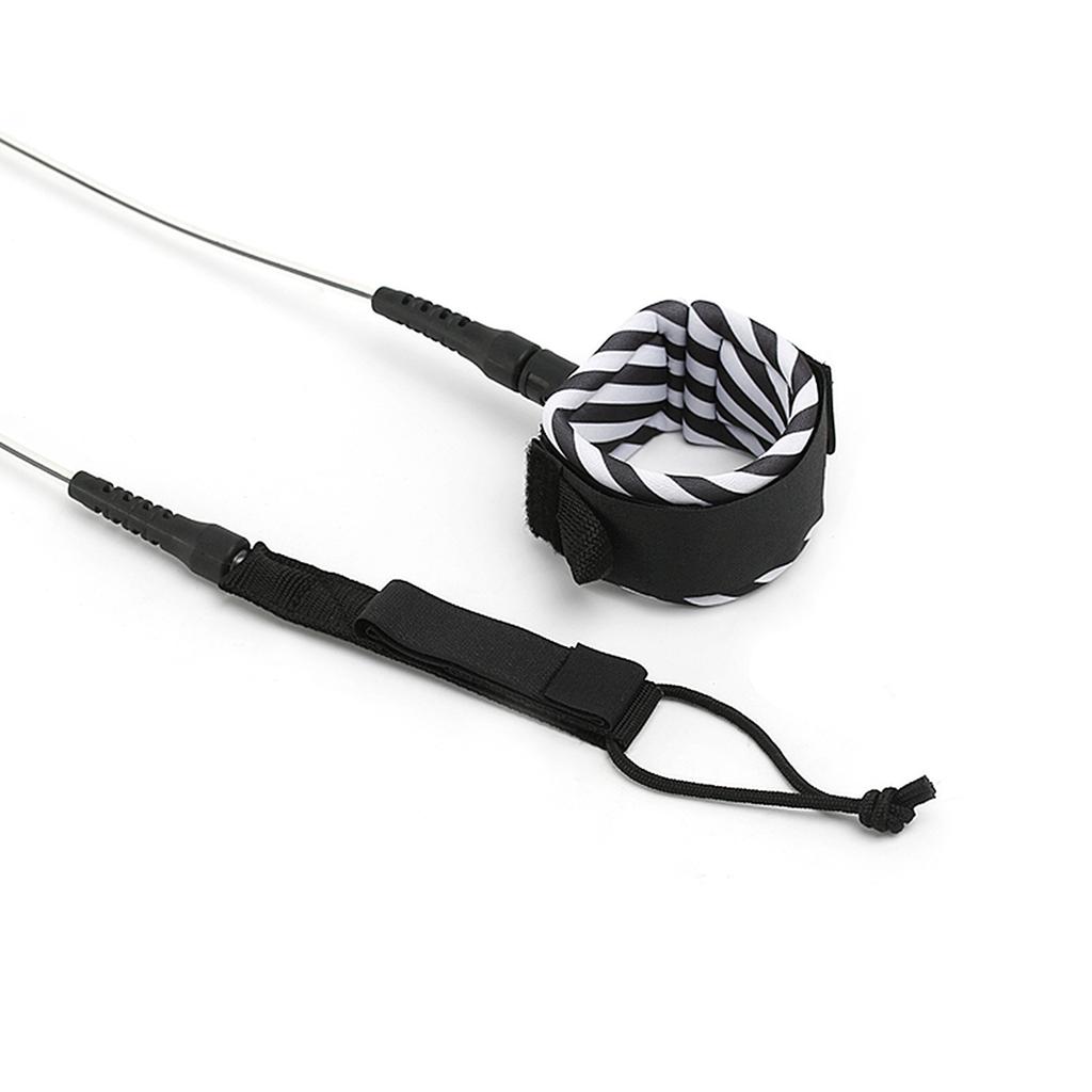 Surf Leash Surfing Surfboard Leash Smooth Steel Swivel Surfing Leg Rope Paddleboard Leash 6FT 8FT 10FT