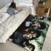 Popular TV Teen Wolf Floor Mat Soft Thickened Absorbent Non-Slip Bedroom Living Room Door Mat Home Decor Flannel Rugs
