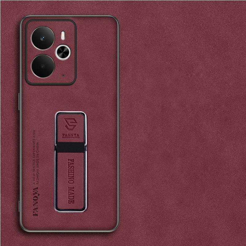 

Чехол из овчины для Realme 14 5G, чехол для Realme 14 Pro Plus 14X, роскошный матовый силиконовый бампер, подставка, держатель, задняя крышка For Realme 14 5G