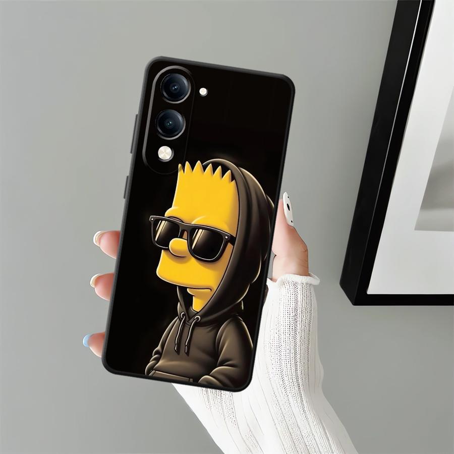 Case for Vivo Y31 Y36 Y27 Y16 Y17 Y12 Y15S Y33S Y35 Y19 Y22 Y30 Y02 Y11 Y20 Y21 Phone Cover Fun S-simpsons
