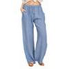 European and American Women's Solid Color Casual Wide-Leg Pants - Loose and Versatile Long Straight-Leg Design.