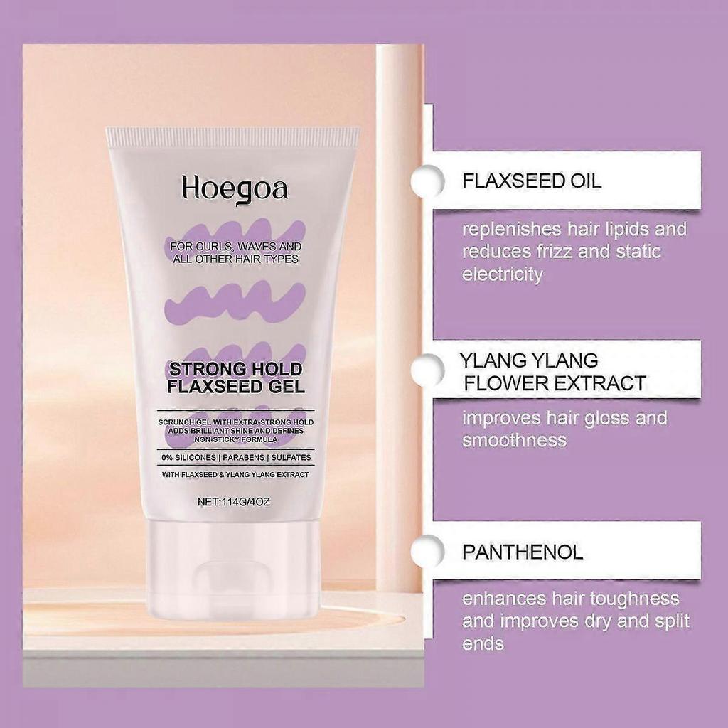 Strong Hold Curl Gel & Hydrating Cream Set for Defined, Smooth Curls