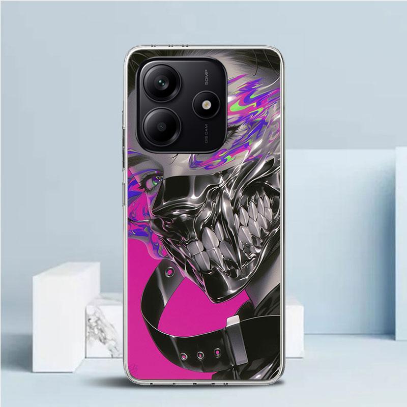 Girl Art Punk Soft Cover for Xiaomi Redmi Note 15 14 13 12 Pro Plus Phone Case 14S 11S 11T 11E 10S 10 4G Pattern Shell Redmi Not
