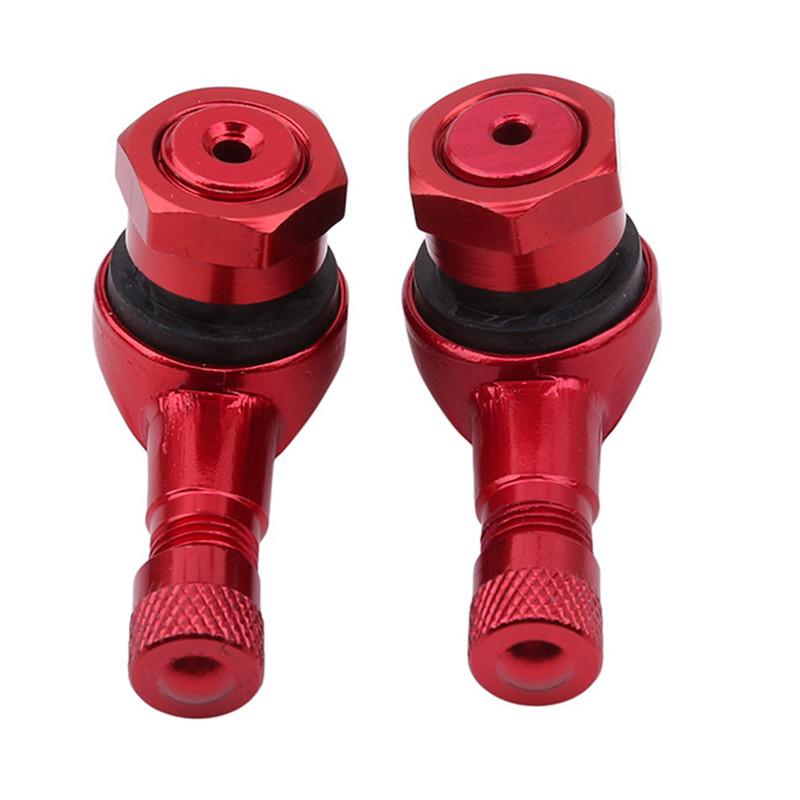 2pcs/lot 11.3mm Universal Wheels Valve Stems Motorcycle Aluminum Wheels Tire Valve Stems Caps