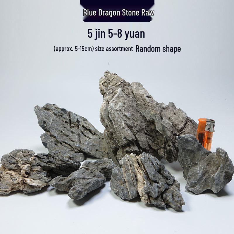 Azure Dragon Aquarium and Bonsai Landscaping Stone Set