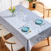 Colorful American Tablecloth, Waterproof, Oil Resistant, and Scald Resistant Rectangular Tea Tablecloth, PVC Table Mat