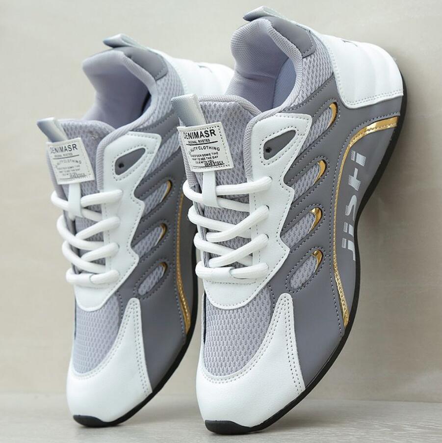 

Shoes Men Sneakers Mens Casual Shoes Tenis Masculino Luxury Trainer Race Breathable Shoes Fashion Loafers Running Shoes For Men 39 серый