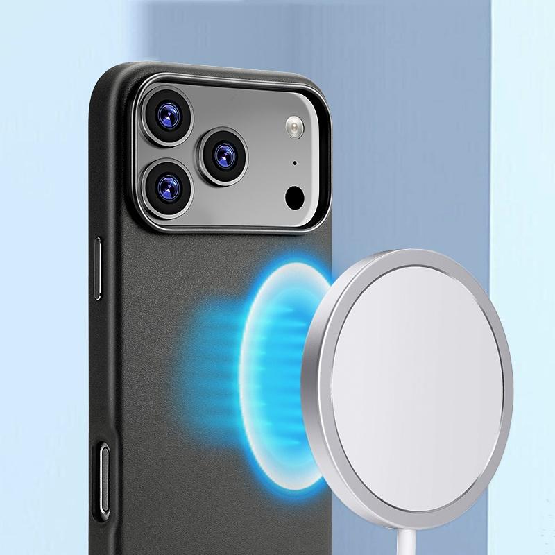 Business Original MagSafe Hülle für Apple IPhone 17 Pro Max 16 13 14 15 IPhone17 Air Leder Offiziell Magnetisch Schützende Handyhülle