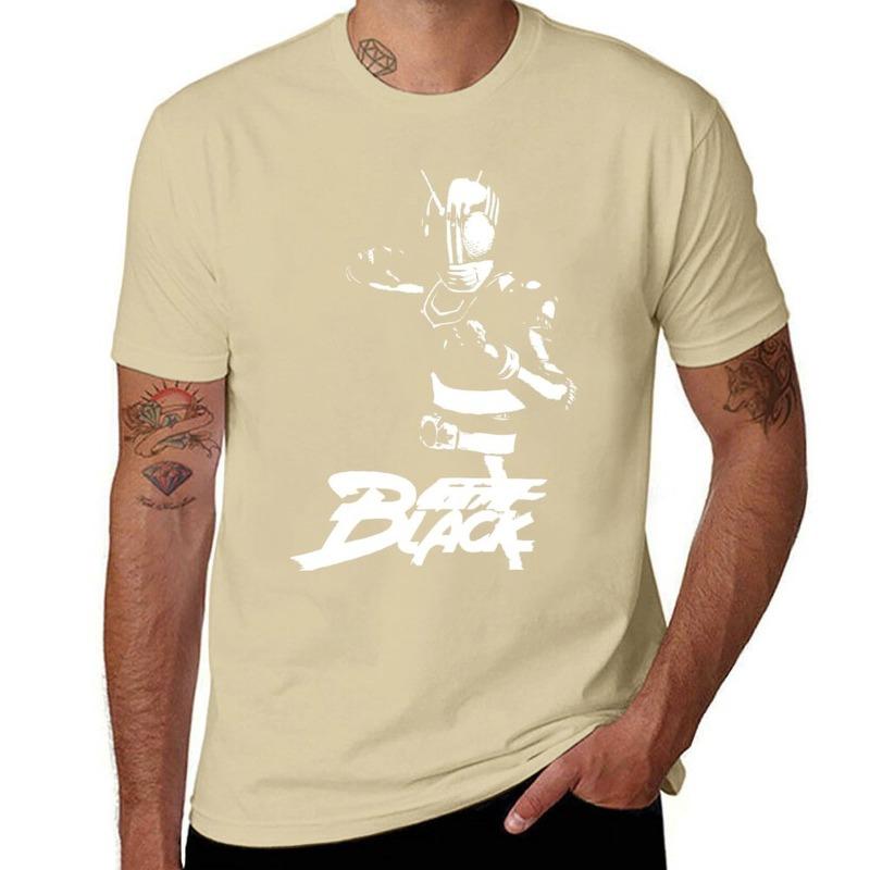 2025 New Kamen Rider Black Anime Aid Men's Solid Color Printed T-shirt Quick Dry Mens T Shirts Graphic T Shirts Anime Tshirt