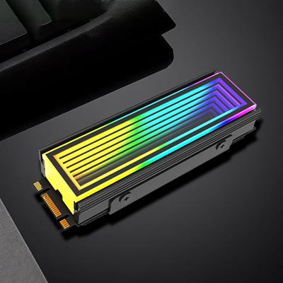 5V Argb Sync Pc 2280 Ssd M2 Radiator Pc Rgb M.2 Nvme Radiator High Efficiency Radiator Endless Abyss Effect Gaming Entertainment
