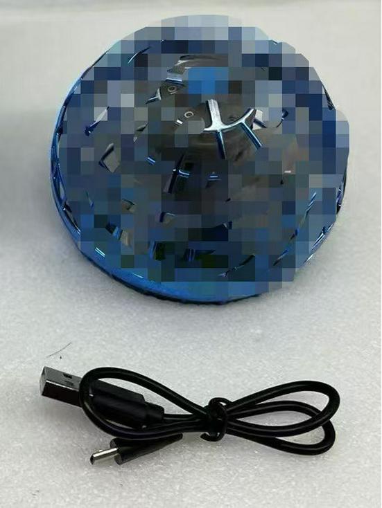 Magic Luminous UFO Spinning Ball: Flying Saucer Gyro with Induction Technology