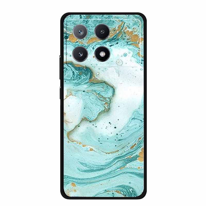 For Xiaomi Poco F8 Pro Case Gradient Marble Silicone TPU Soft Phone Case for Poco F8 Pro Pastel Back Cover Funda Poco F8 Pro 5G