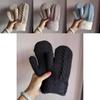 Unisex Alpaca Wool Knit Winter Gloves With Fleece Lining For Commuting And Outdoor Activities