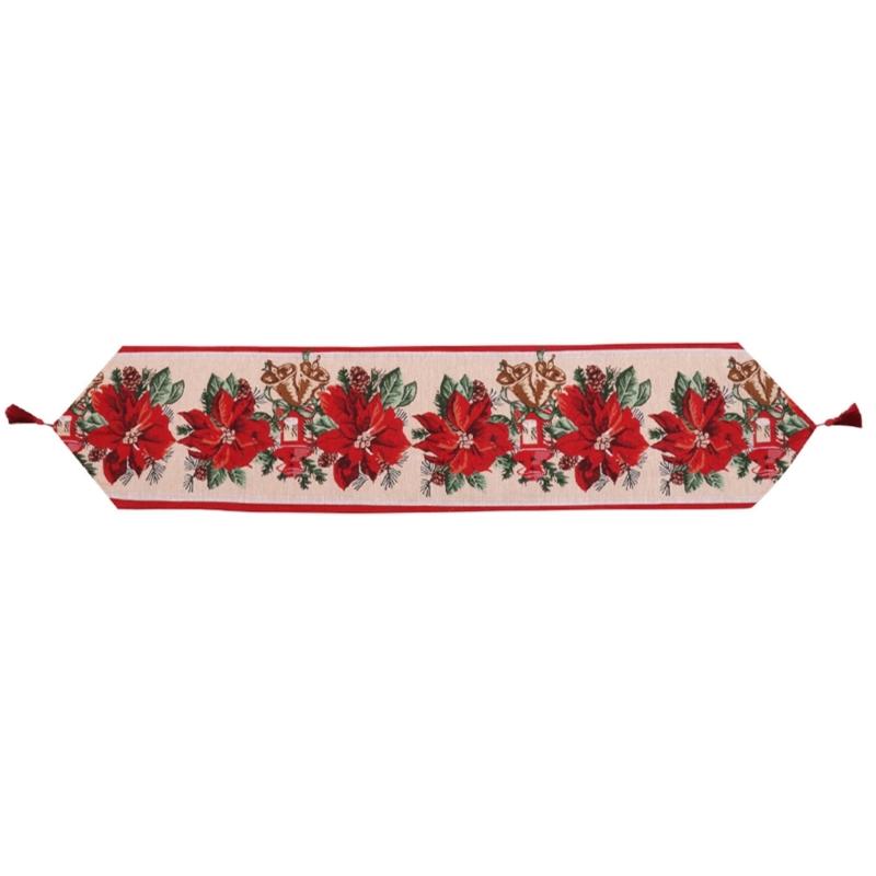 

Рождественская дорожка для стола Рождественские украшения для дома 2024 Новогодняя скатерть