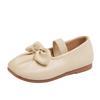 Spring Leather Shoe New Simple Versatile Girl Shoes Comfort Casual Sweet Kid Shoes Exquisite Retro Soft Sole Flat Princess Shoe