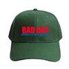 Bad Day to be a Hot Dog Cap Summer Woman Man Baseball Cap Adjustable with Curved Brim Duckbill Cap Protection Sun Hats