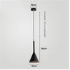 Nordic Wrought Iron Pendant Light - Modern Creative Single-Head Lamp for Restaurant, Bar, Bedroom, and Bedside.