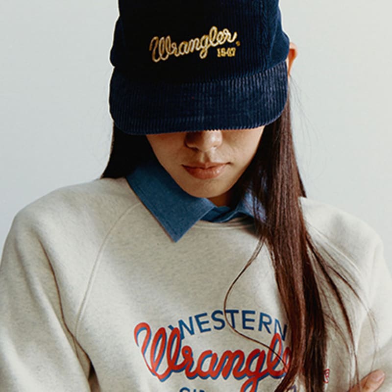

Wrangler Corduroy Rope Logo Camp Cap Navy FREE