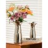 Nordic modern style handmade electroplated vase home hotel dining table decoration ornament housewarming gift aesthetic design