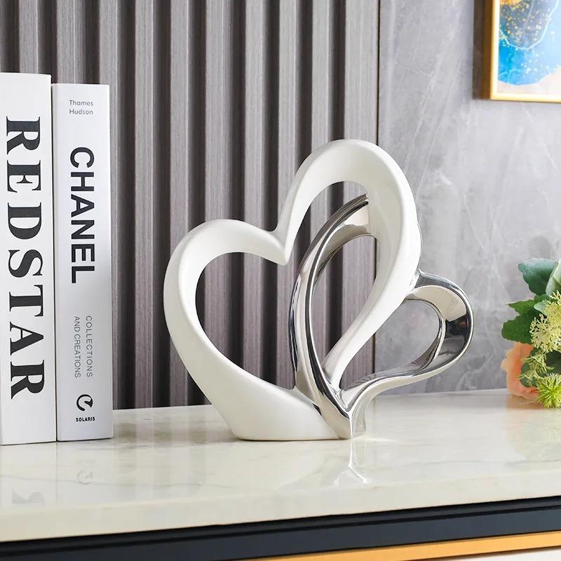 Modern Love, Simple and Luxury Decoration, Living Room, Foyer, Wine Cabinet, TV Cabinet, High-end Home Gift Decorations